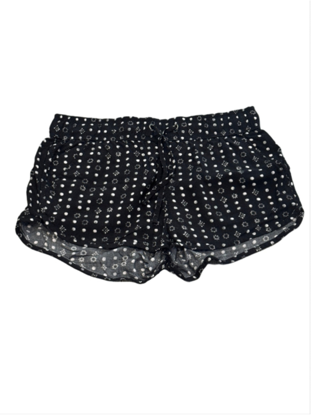 SO Floral Polka Dot Rayon Shorts